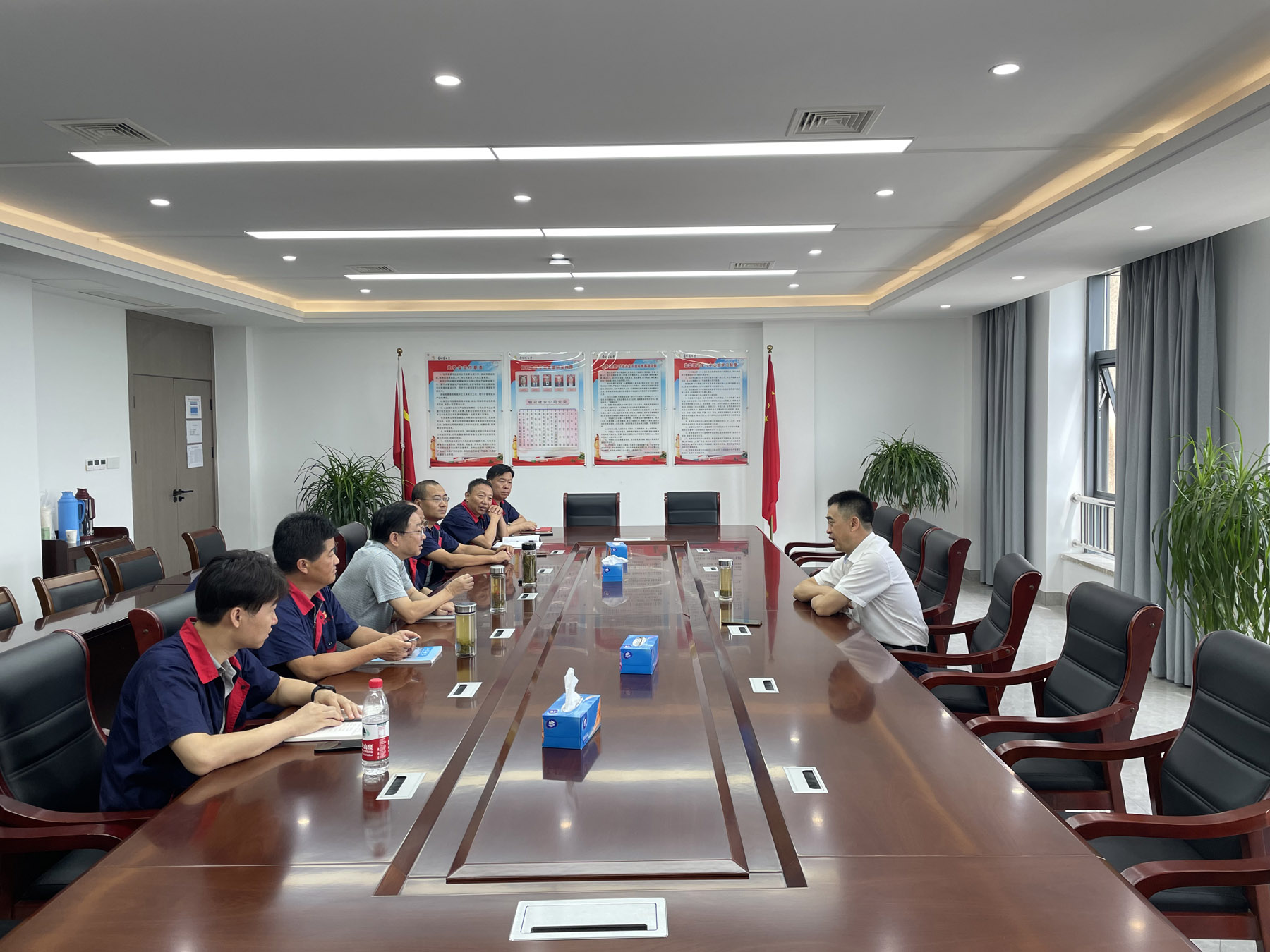 集團(tuán)公司黨委委員、總工程師周俊到公司調(diào)研 