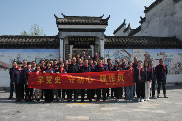 公司機關、工程服務黨支部開展主題黨日活動