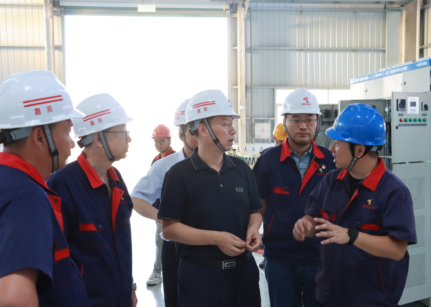 集團公司總經(jīng)理丁士啟到公司調研 集團公司總經(jīng)理丁士啟到公司調研