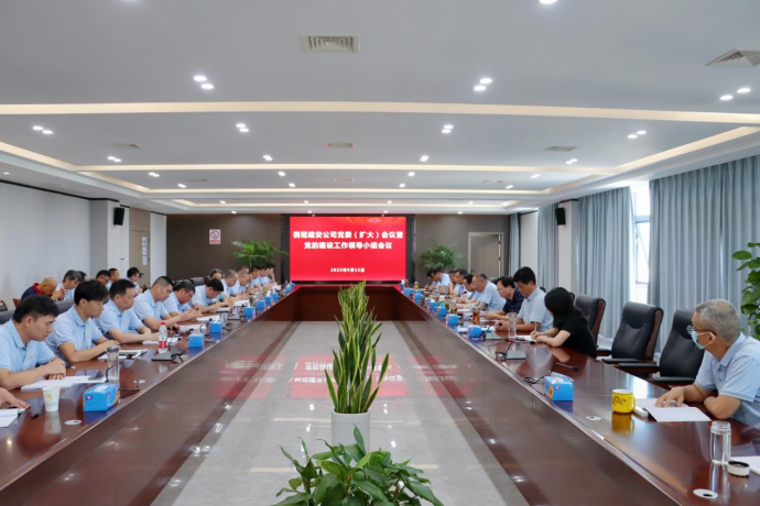 公司召開黨委（擴大）會議暨黨的建設(shè)工作領(lǐng)導小組會議